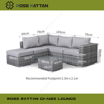 ROC-03  Rain cover for Rose Range Lounge Corner set (RP24)